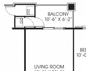 1140sqft 2 Bed, 2 Bath - Millennium